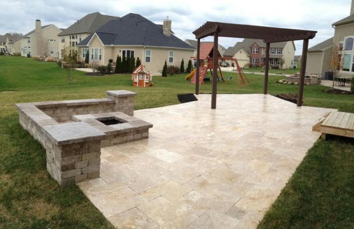Medium Travertine Pavers