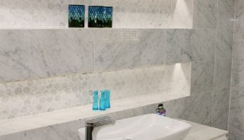 Marble tile detail veining natural stone Ireland