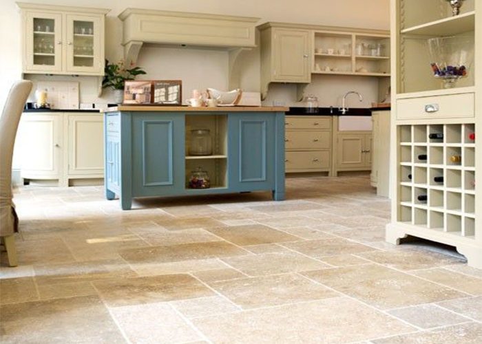 Travertine floor tiles honed finish Ireland